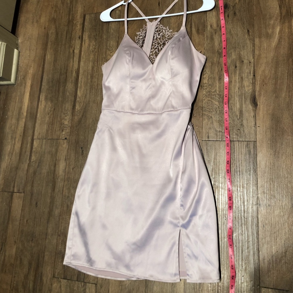 Beautiful mini dress - Blush color.